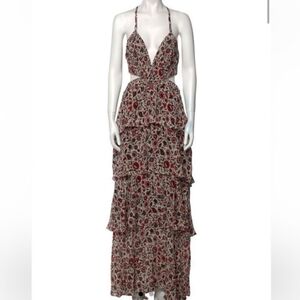 A.L.C Titus Tiered Floral Maxi Dress